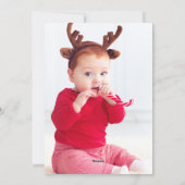 Winterwaldfüchse und Folione Feiertagskarte (Rückseite)