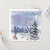 Winterwaldfüßer, Schüssel & Mond Karte (Vorderseite/Rückseite Beispiel)