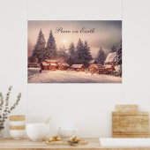 Winterwaldhäuser, Weltfrieden Poster (Küche)