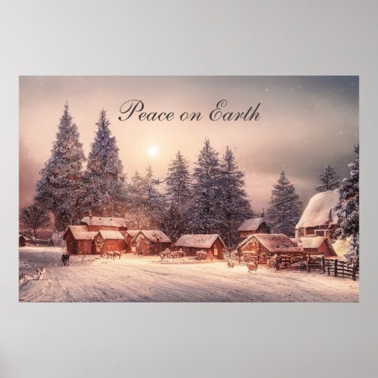 Winterwaldhäuser, Weltfrieden Poster (Vorne)