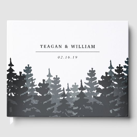 Winterwaldhochzeit Gästebuch (Vorderseite)