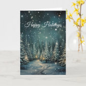 Winterwaldkarte Karte (Gelbe Blume)