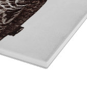 Winterwaldkeule Schneidebrett (Ecke)