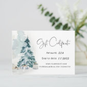 Winterwaldkiefer Weihnachtsgeschenk (Stehend Vorderseite)