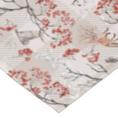 Winterwaldkreaturen Tischdecke (Schrägansicht)