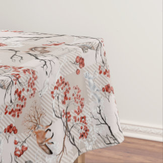 Winterwaldkreaturen Tischdecke