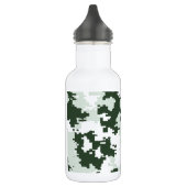 Winterwaldland-Camouflage Edelstahlflasche (Links)
