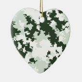 Winterwaldland-Camouflage Keramikornament (Rechts)