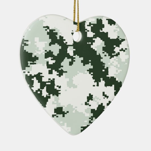 Winterwaldland-Camouflage Keramikornament (Rechts)