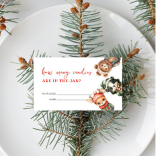 Winterwaldland schätzt, wie viele Candies Card Begleitkarte