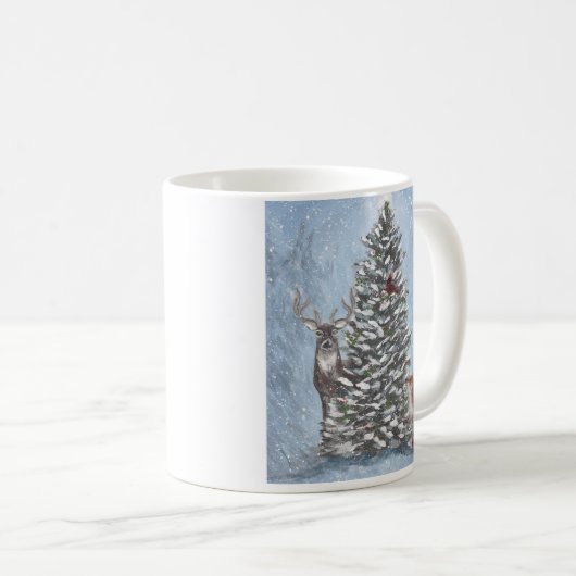Winterwaldland-Tasse Kaffeetasse (VorderseiteRechts)