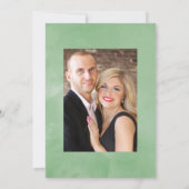 Winterwaldland Weihnachtsfeiertag Foto Einladung (Rückseite)