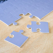 Winterwaldlandschaft bei Sonnenuntergang Puzzle (Seite)