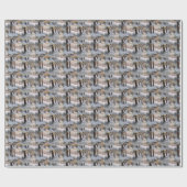 Winterwaldlandschaft Geschenkpapier (Flach)