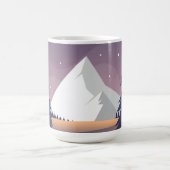 Winterwaldlandschaft Kaffeetasse (Mittel)