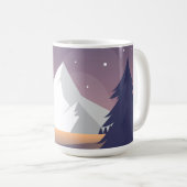Winterwaldlandschaft Kaffeetasse (VorderseiteRechts)