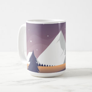 Winterwaldlandschaft Kaffeetasse