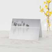 Winterwaldlandschaft Karte (Gelbe Blume)
