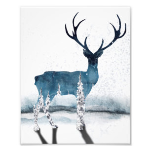 Winterwaldlerposter Fotodruck