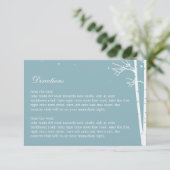 Winterwaldlinienkarte Begleitkarte (Stehend Vorderseite)