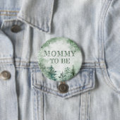 Winterwaldmama soll Babydusche sein Button (Beispiel)