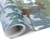 Winterwaldmoose Geschenkpapier (Rolleneckpunkt)