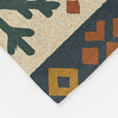 Winterwaldmuster Fleecedecke (Ecke)