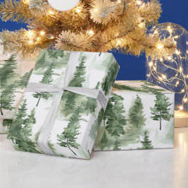 Winterwaldmuster Geschenkpapier