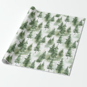 Winterwaldmuster Geschenkpapier (Ungerollt)