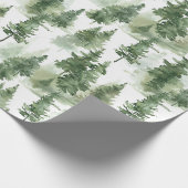 Winterwaldmuster Geschenkpapier (Ecke)