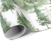 Winterwaldmuster Geschenkpapier (Rolleneckpunkt)