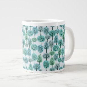 Winterwaldmuster Jumbo-Tasse