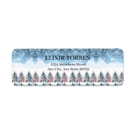 Winterwaldschneeflocken & Pine Trees Kinderdusche