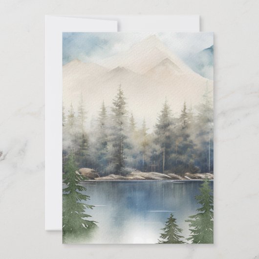 Winterwaldsee 60. Geburtstagsparty Einladung (Rückseite)