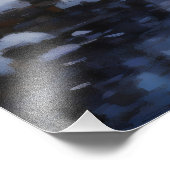Winterwaldsonne Fotodruck (Ecke)