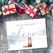 Winterwaldszene Postkarte