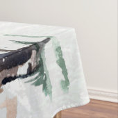 Winterwaldtiere Weltfrieden Weihnachten Tischdecke (Beispiel)