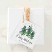 Winterwaldurlaub Geschenkanhänger (Beispiel)