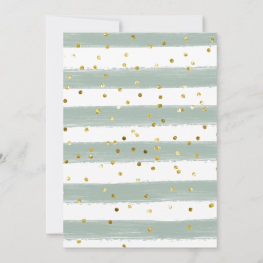 Winterwaldwald Babydusche Einladung (Rückseite)