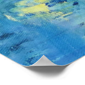 Winterwaldwanderung "Wir zwei" Poster (Ecke)