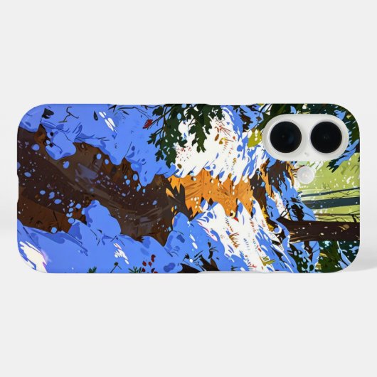 Winterwaldweg Case-Mate iPhone Hülle (Rückseite (Horizontal))