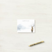 Winterwaldzstag Post-it Klebezettel (Auf Schreibtisch)