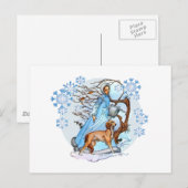 Winterwanderkarte Postkarte (Vorne/Hinten)