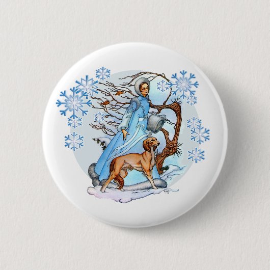 Winterwanderknopf Button (Vorderseite)