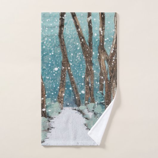 Winterwanderkollektion Badhandtuch Set (Handtuch)