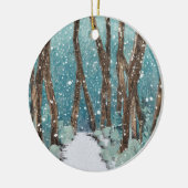 Winterwanderkollektion Keramik Ornament (Links)