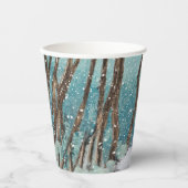 Winterwanderkollektion Pappbecher (Vorderseite)