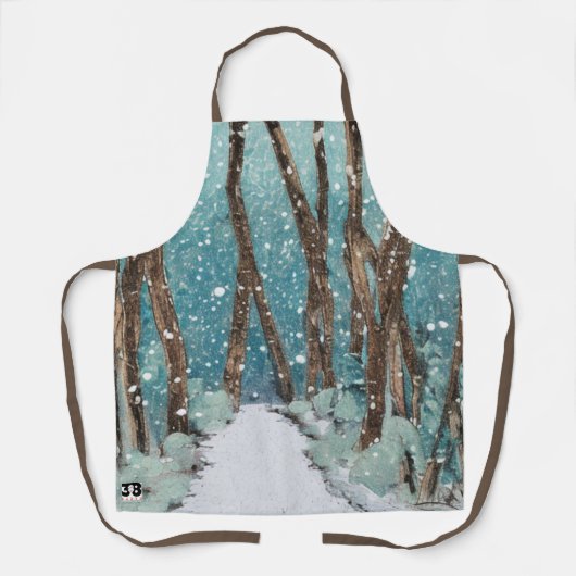 Winterwanderkollektion Schürze (Vorderseite)