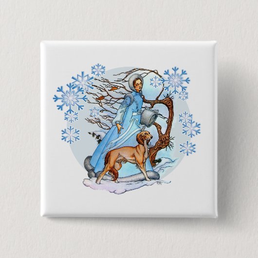 Winterwandern Button (Vorderseite)