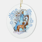 Winterwandern Keramikornament (Links)